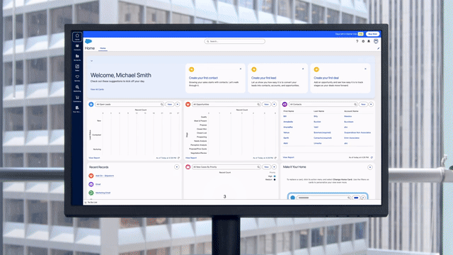 Pantalla Salesforce